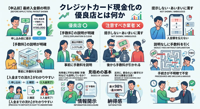 クレジットカード現金化優良店とは何か