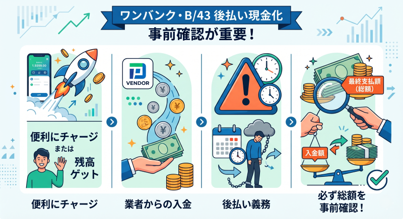 ワンバンク後払い現金化を利用する前に確認すべきこと
