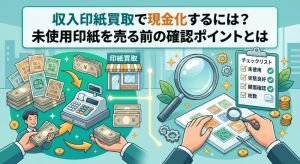 収入印紙買取で現金化するには？未使用印紙を売る前の確認ポイントとは