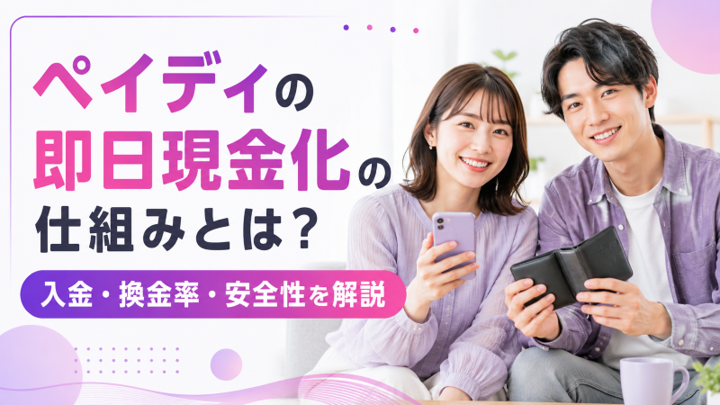 ペイディの即日現金化の仕組みとは？入金・換金率・安全性を解説